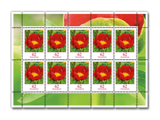Briefmarken-Block Dauerserie 62 ct