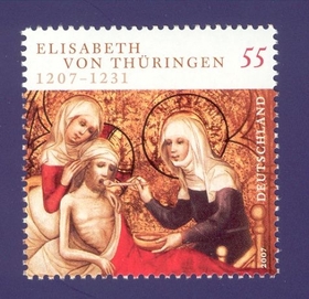 Sonderpostwertzeichen Hl. Elisabeth