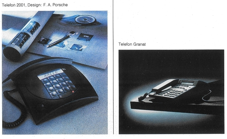 Telefone Porsche und Granat