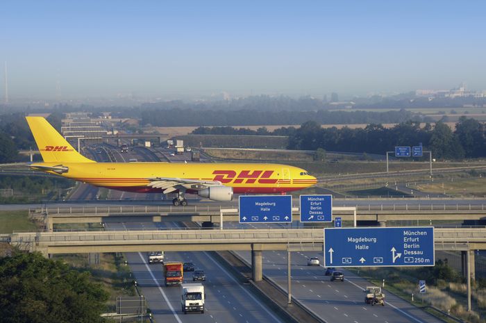 DHL-Flugzeug