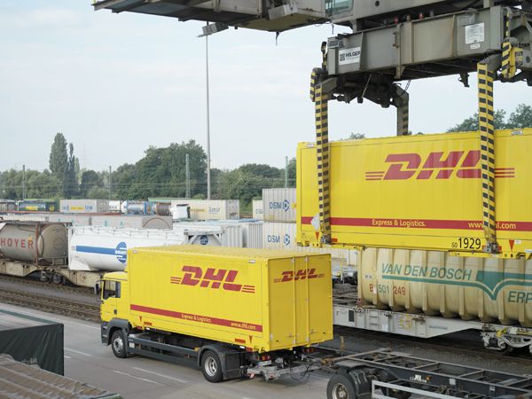 DHL Frachtverladung