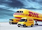 DHL Flugzeug und Kfz