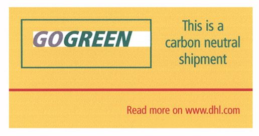 GoGreen-Aufkleber