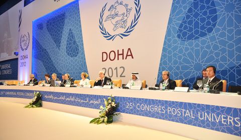 Weltpostkongress in Doha
