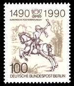 500 Jahre Post - Ausgabe Deutsche Bundespost Berlin