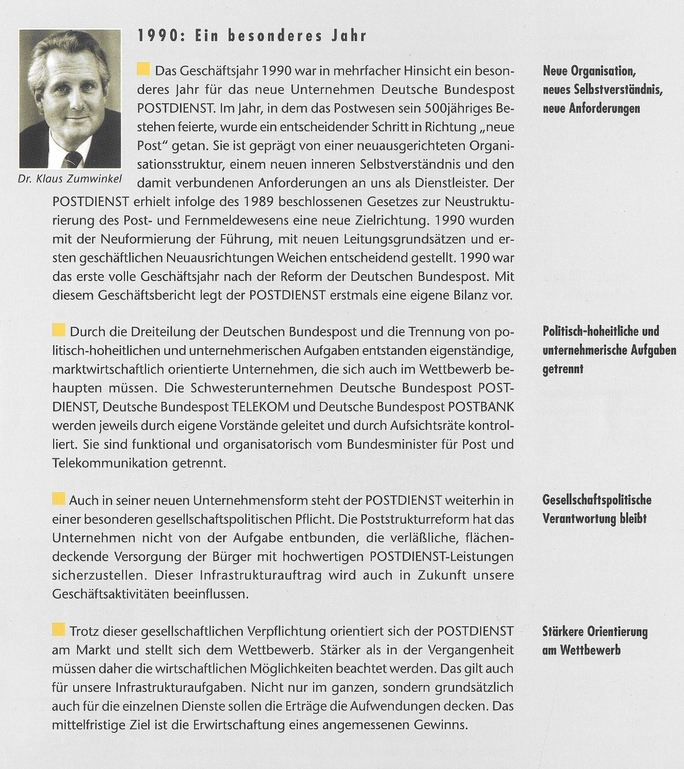 GB 1990 Vorwort Zumwinkel