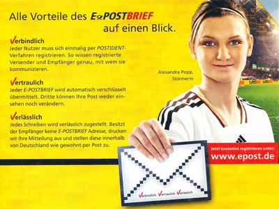E-Postbrief Werbung 2011
