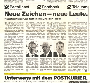 aus Zeitung für Postkunden