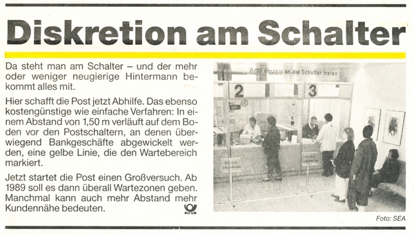 aus „Zeitung für Postkunden” 3/1988