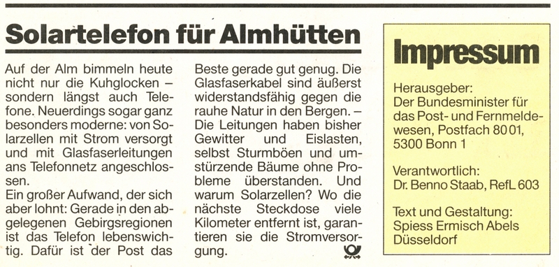 aus Zeitung für Postkunden 1/1989