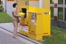 DHL Paketbox mit Pack&Go-Automat